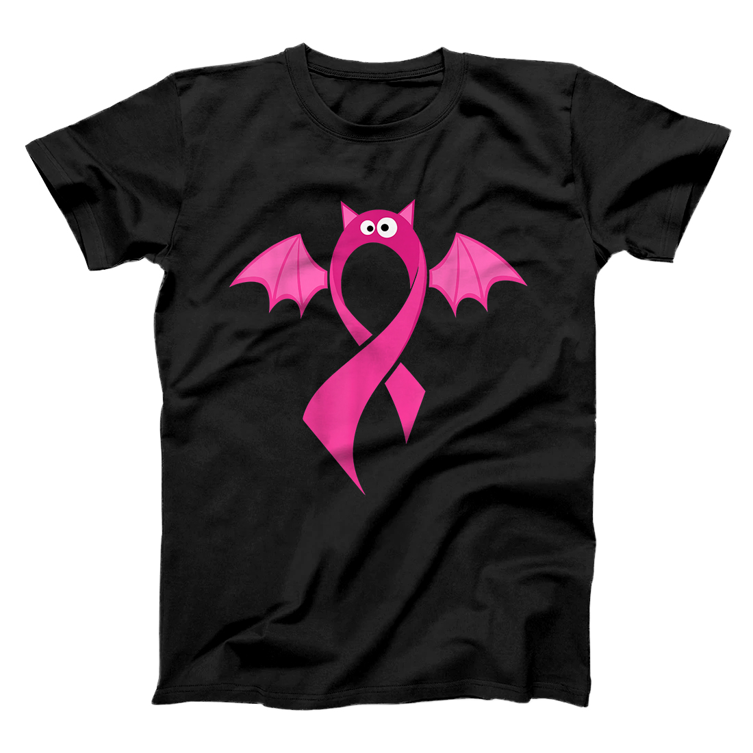 Personalized Halloween Bat Funny Bats Halloween Breast Cancer T-Shirt