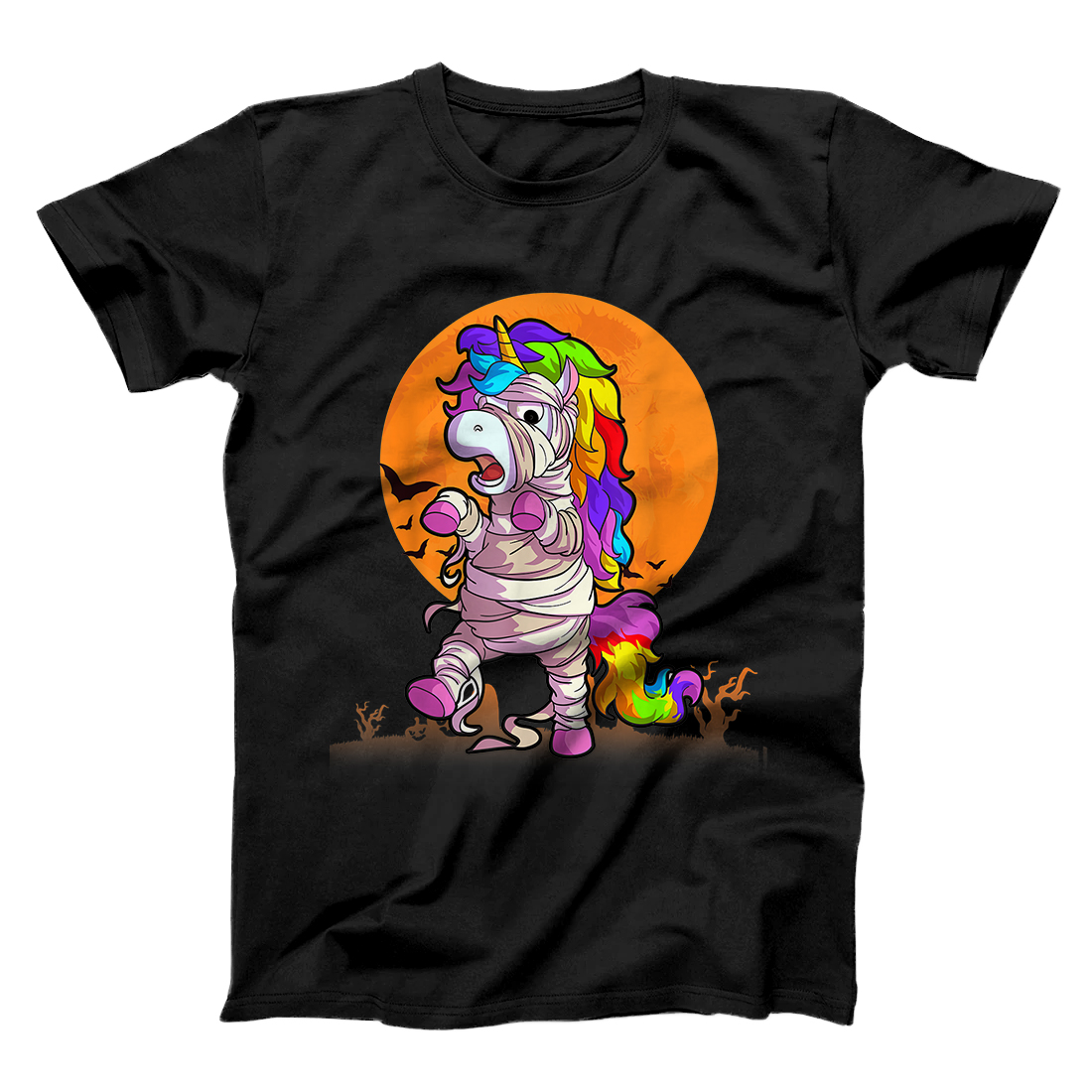 Personalized Unicorn Halloween Shirt for Girls Unicorn Lover Gift Mummie T-Shirt