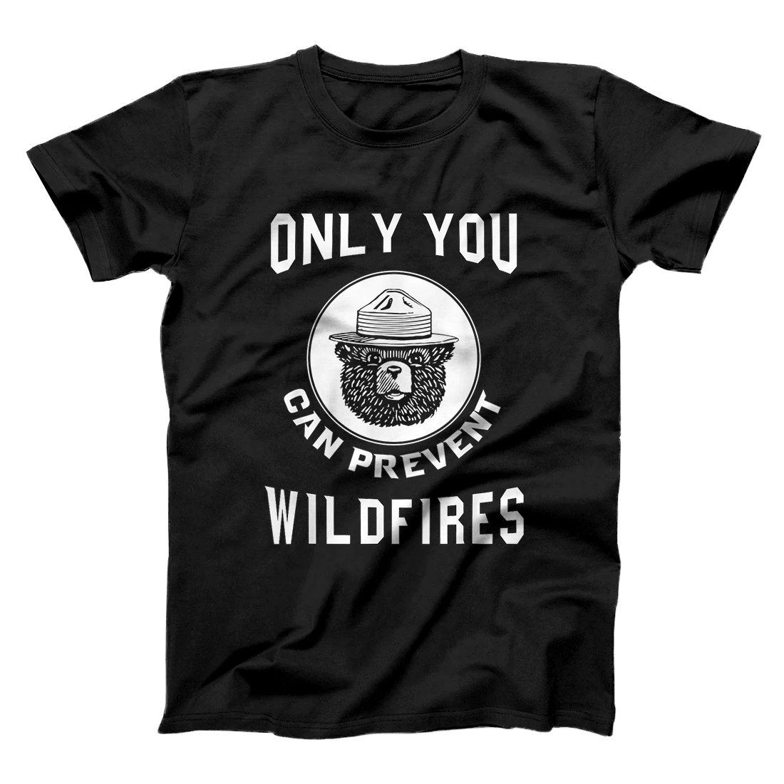 Personalized California Smokey the Bear Only You Can Prevent Wildfires T-Shirt