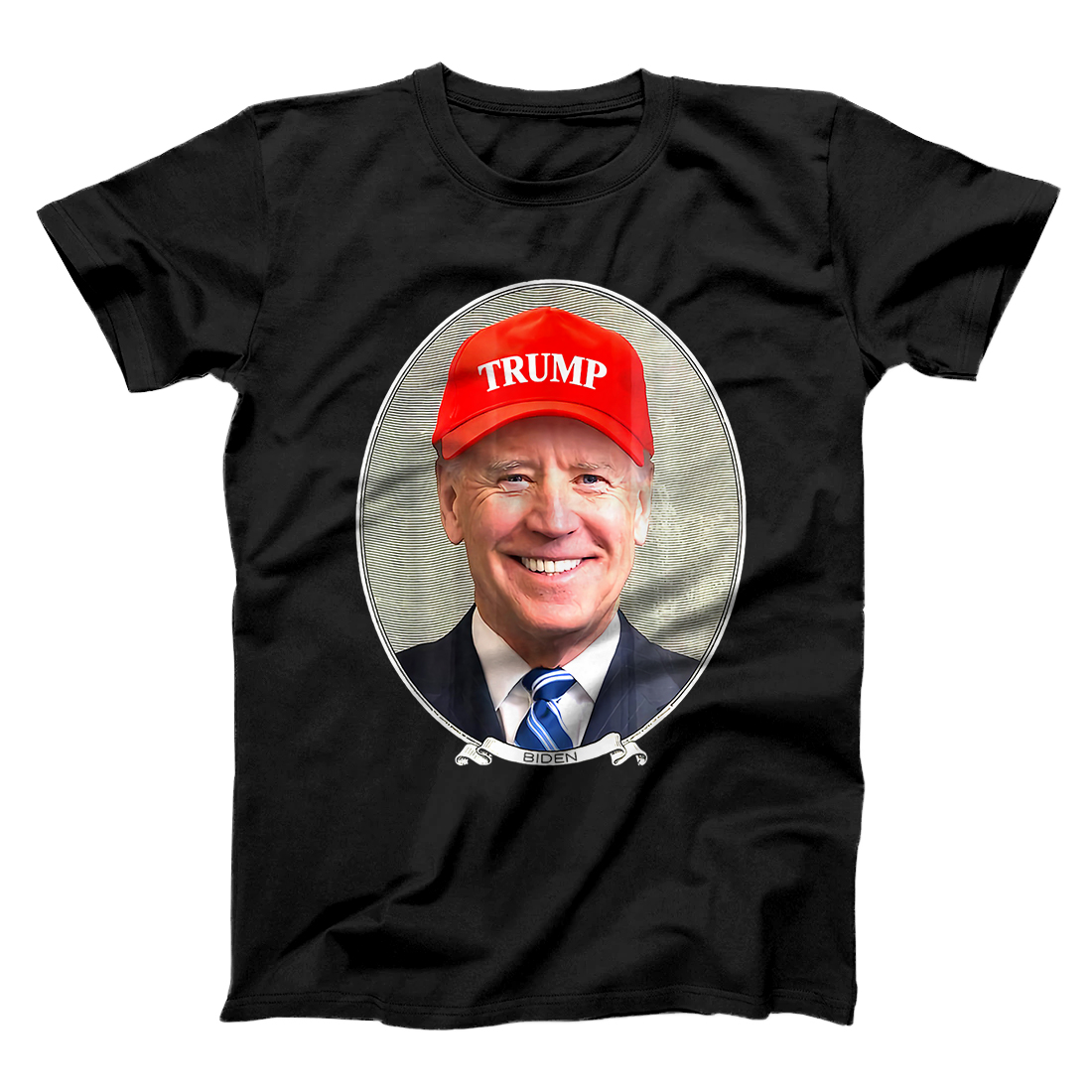 Personalized Joe Biden Wearing Hat Trump T-Shirt