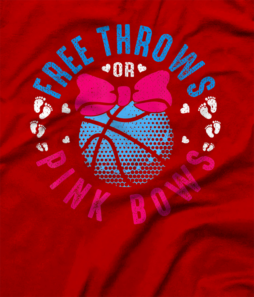 Download Tu Free Throws or Pink Bows Gender Reveal Party Costume T ...