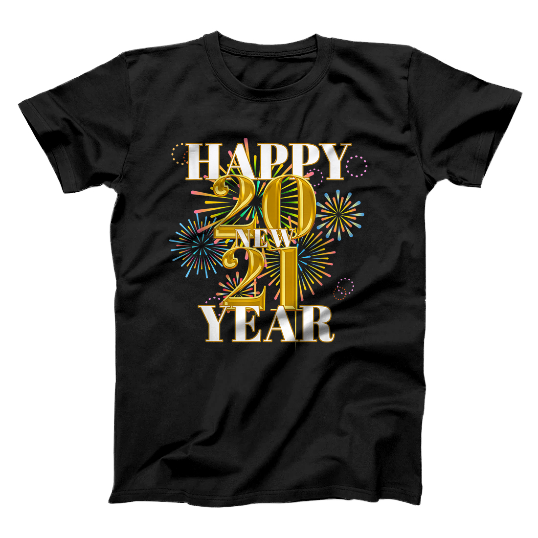 Personalized New Year’s Eve Countdown Design Happy New Year 2021 T-Shirt