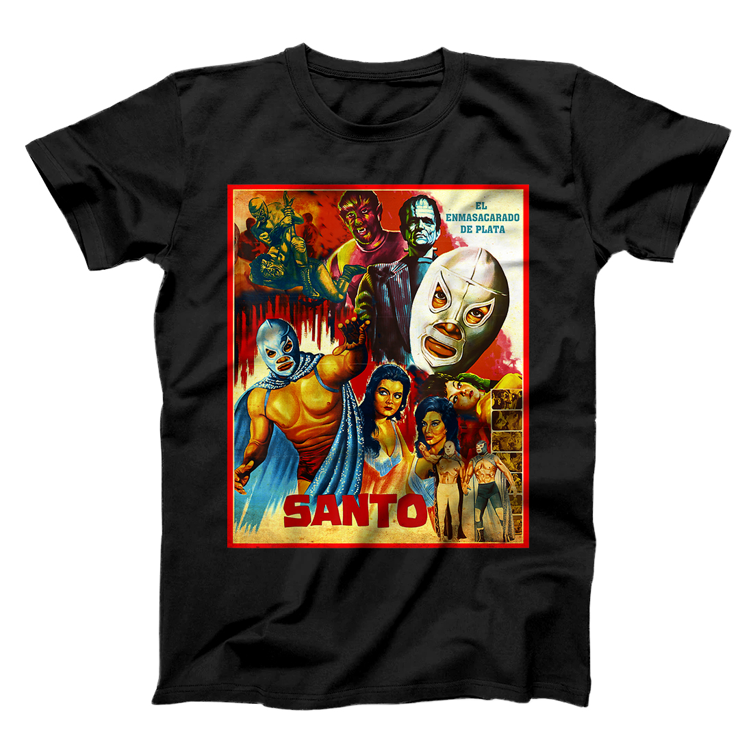 Personalized The Silver Mask: El Santo T-Shirt