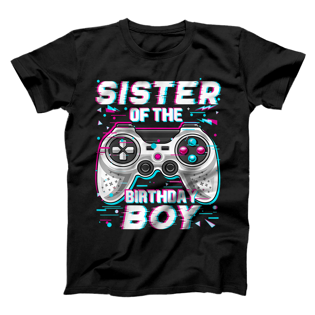 Personalized Sister of the Birthday Boy Matching Video Game Birthday T-Shirt