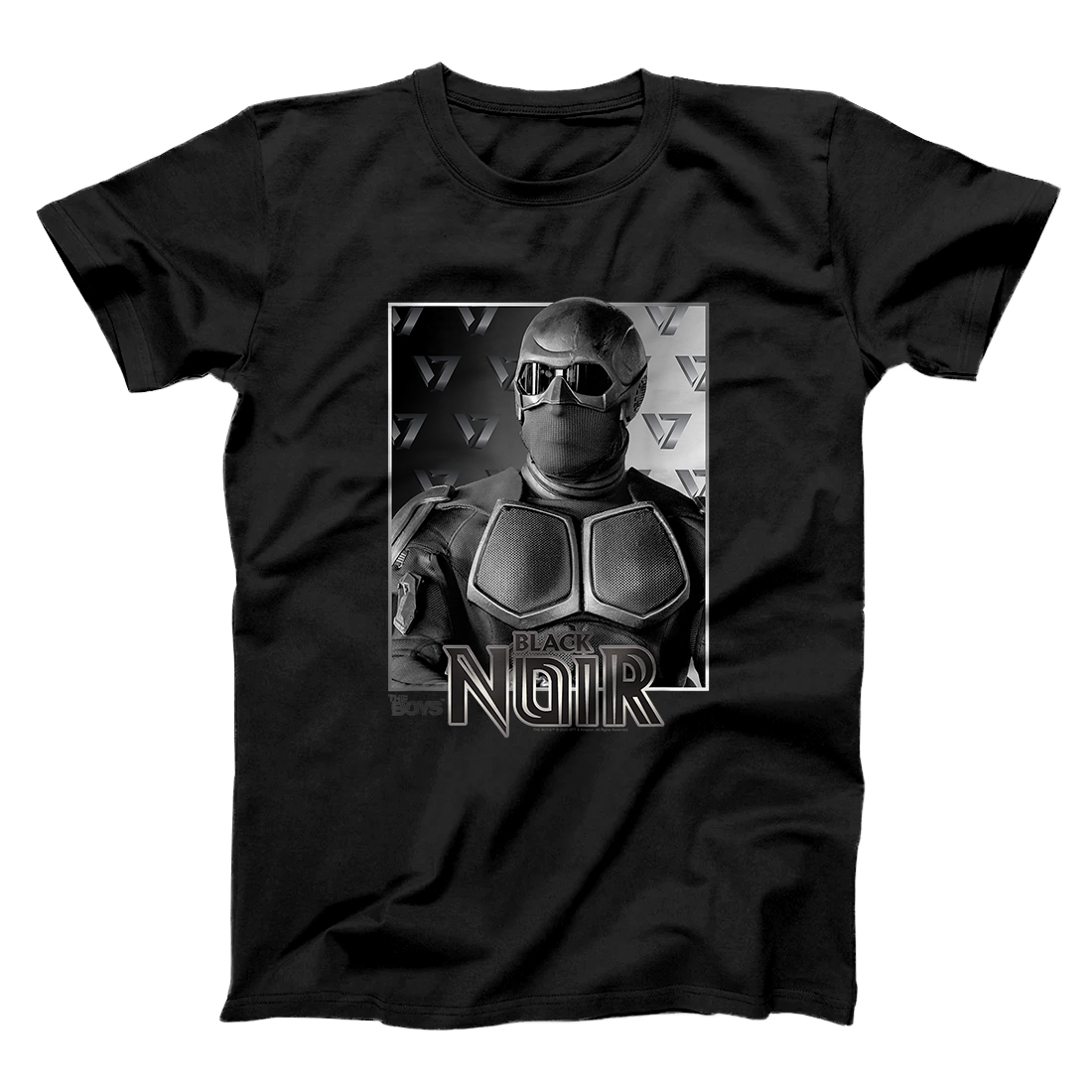 Personalized The Boys Black Noir Portrait T-Shirt