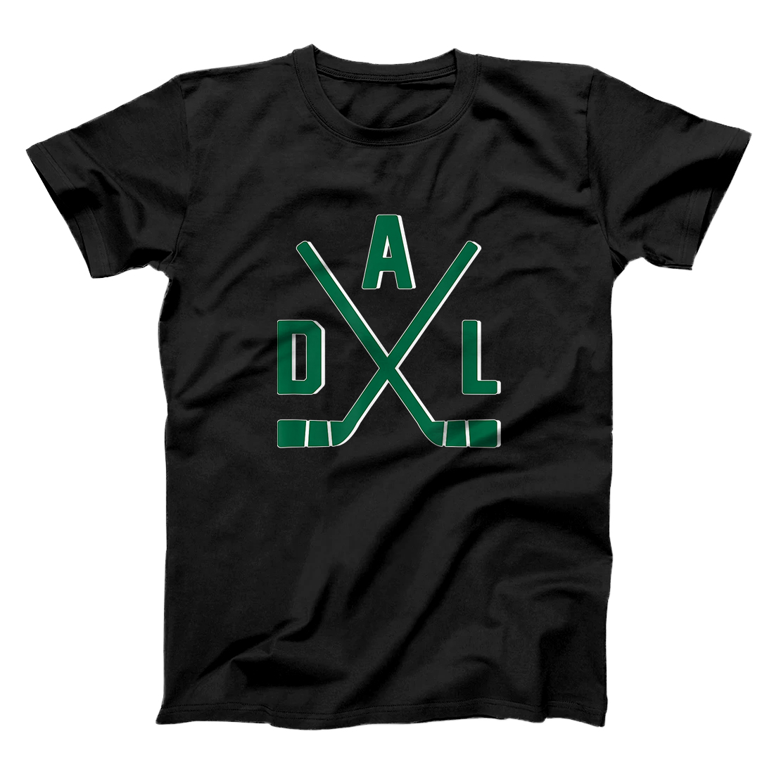 Personalized Vintage Dallas Hockey Sticks T-Shirt