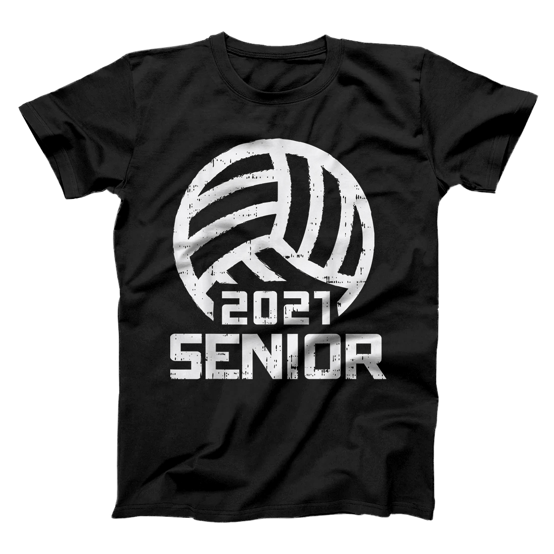 Personalized 2021 Senior Volleyball Sport High School Graduation Gift T-Shirt