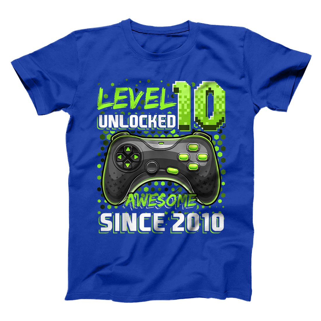 Level 10 Unlocked Awesome 2010 Video Game 10th Birthday Gift T-Shirt ...