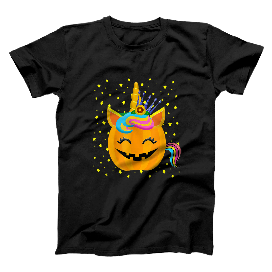 Personalized Pumpkin Unicorn Halloween shirt Pumpkin Girls Boys Halloween T-Shirt
