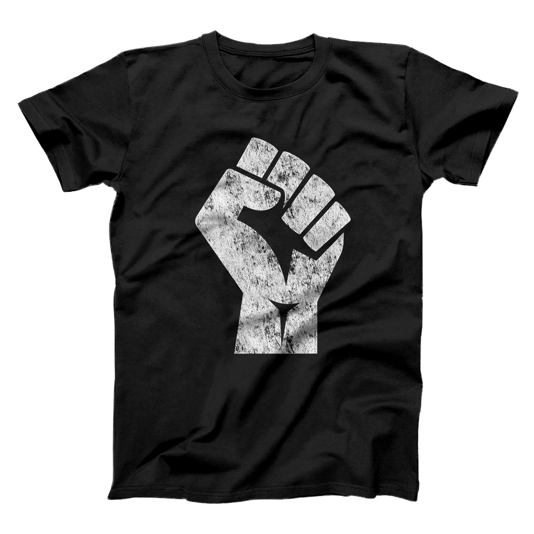 Personalized Big White Raised Fist Salute of Unity Solidarity Resistance Premium T-Shirt