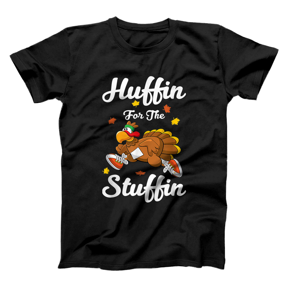 Personalized Huffin For The Stuffin Thanksgiving Turkey Trot 5k Race T-Shirt
