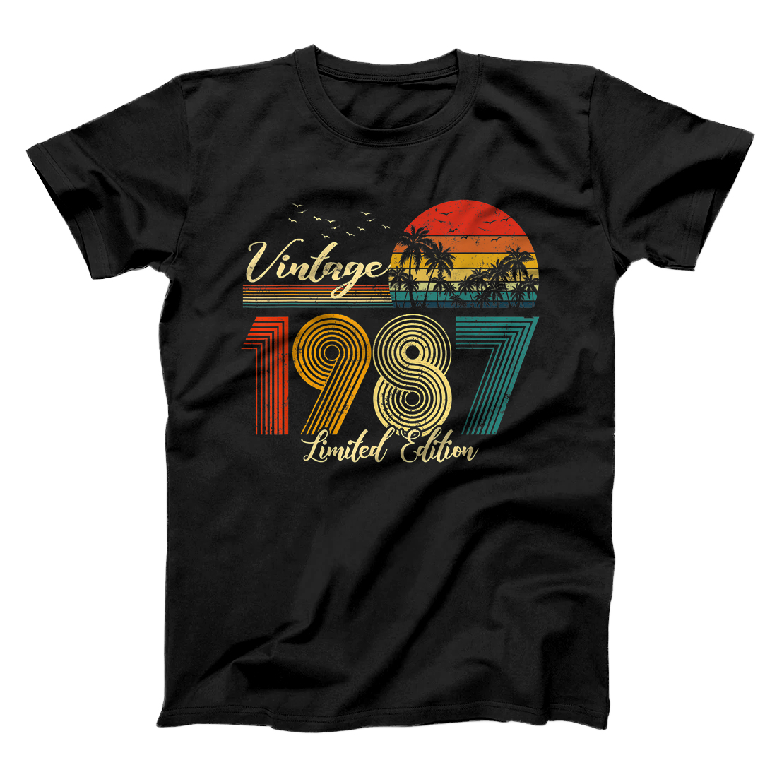 Personalized Vintage 1987 T-Shirt Limited Edition Men Women - 33 Birthday T-Shirt