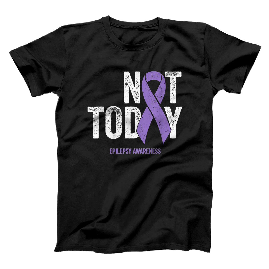 Personalized Epilepsy Awareness - Not Today Epileptic Seizure Disorder T-Shirt