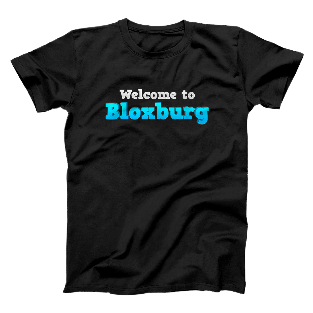 Personalized Welcome to Bloxburg Classic Logo T-Shirt