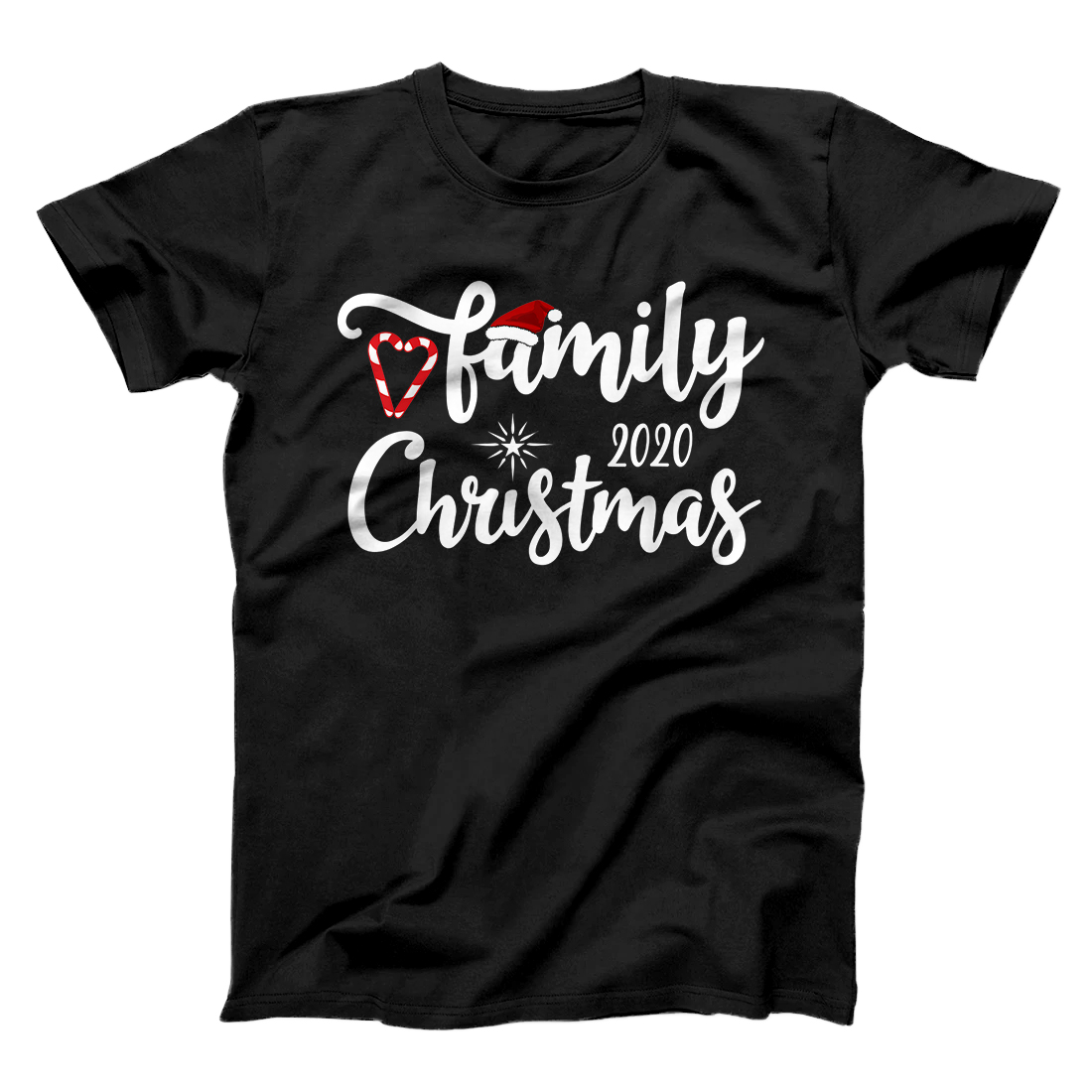 Personalized I Love My Family Cute Family Christmas 2020 T-Shirt