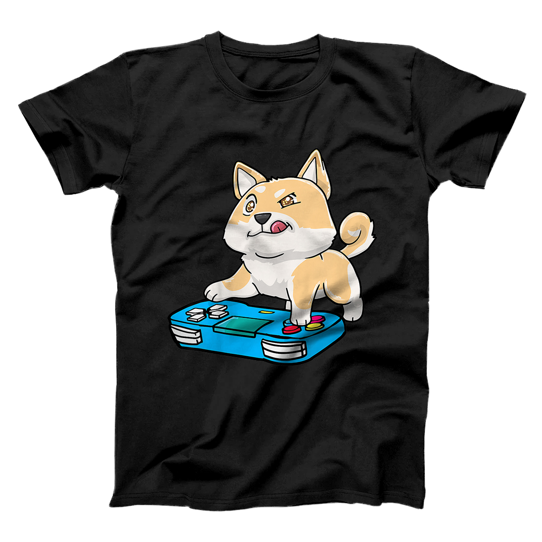 Kids Shiba Inu Gamer Gaming Videogames Kawaii Gift T-Shirt - All Star Shirt