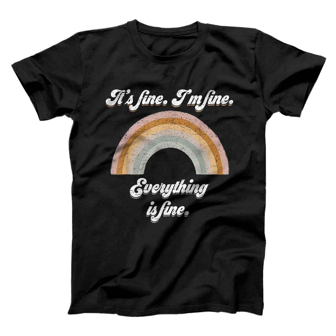 Personalized It's Fine I'm Fine Everything is Fine, Everythings fine T-Shirt