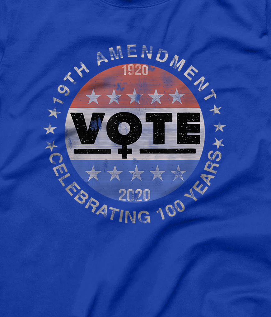 Personalized 19th Amendment Centennial Logo Votes Women Suffrage T