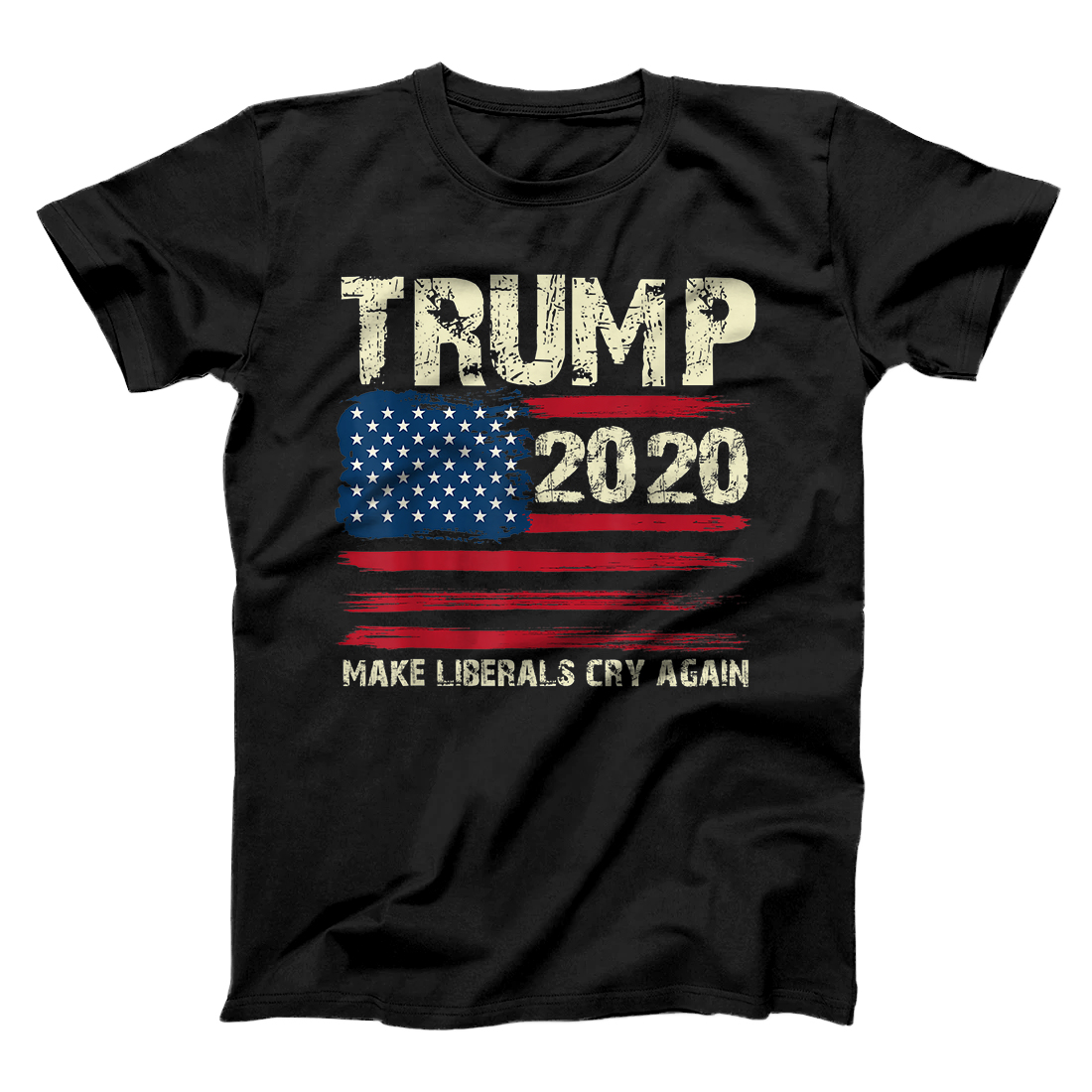 Personalized Donald Trump 2020 Make Liberals Cry Again T-Shirt Women Men T-Shirt