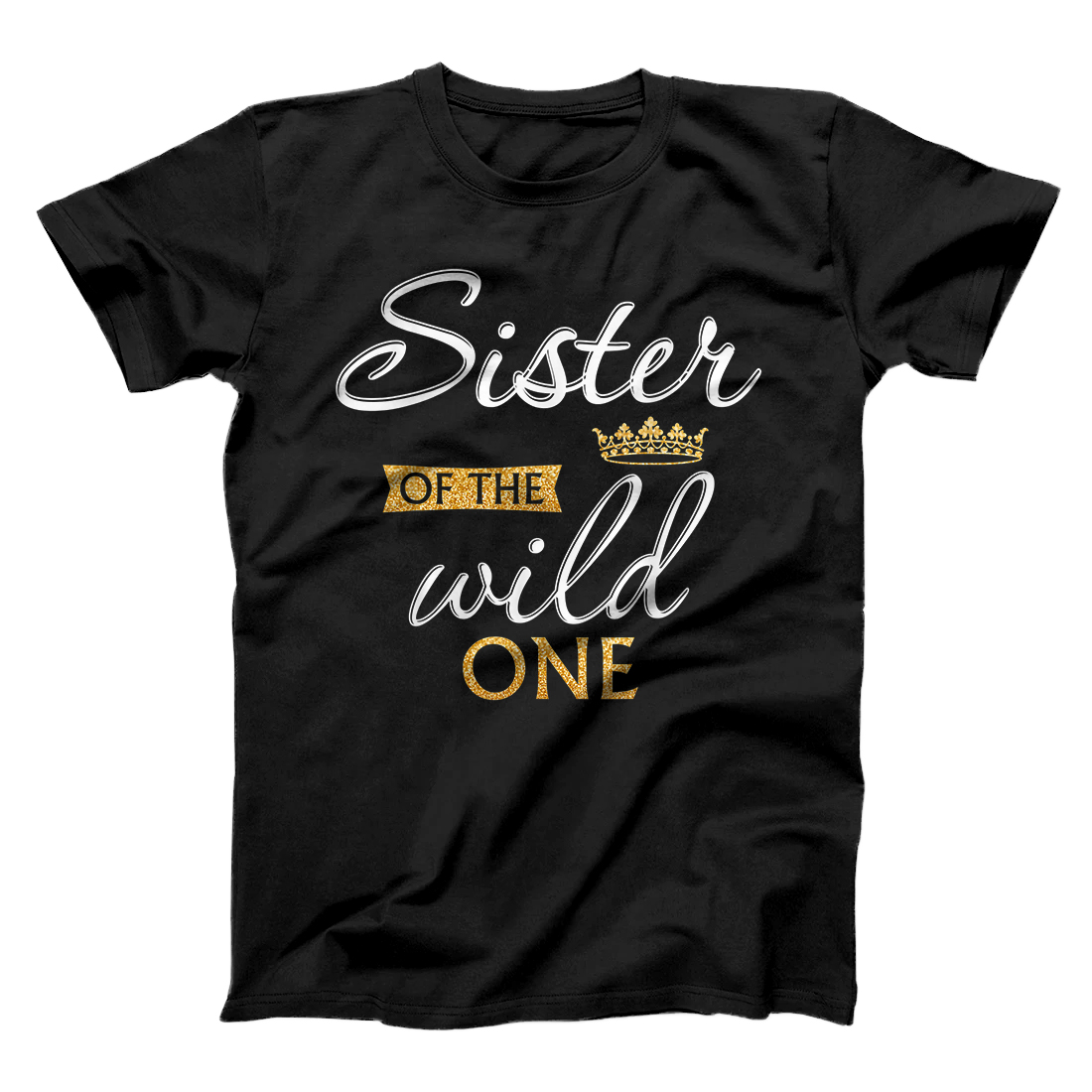 Personalized Sister of the Wild One Matching Funny 1st Birthday Sister T-Shirt