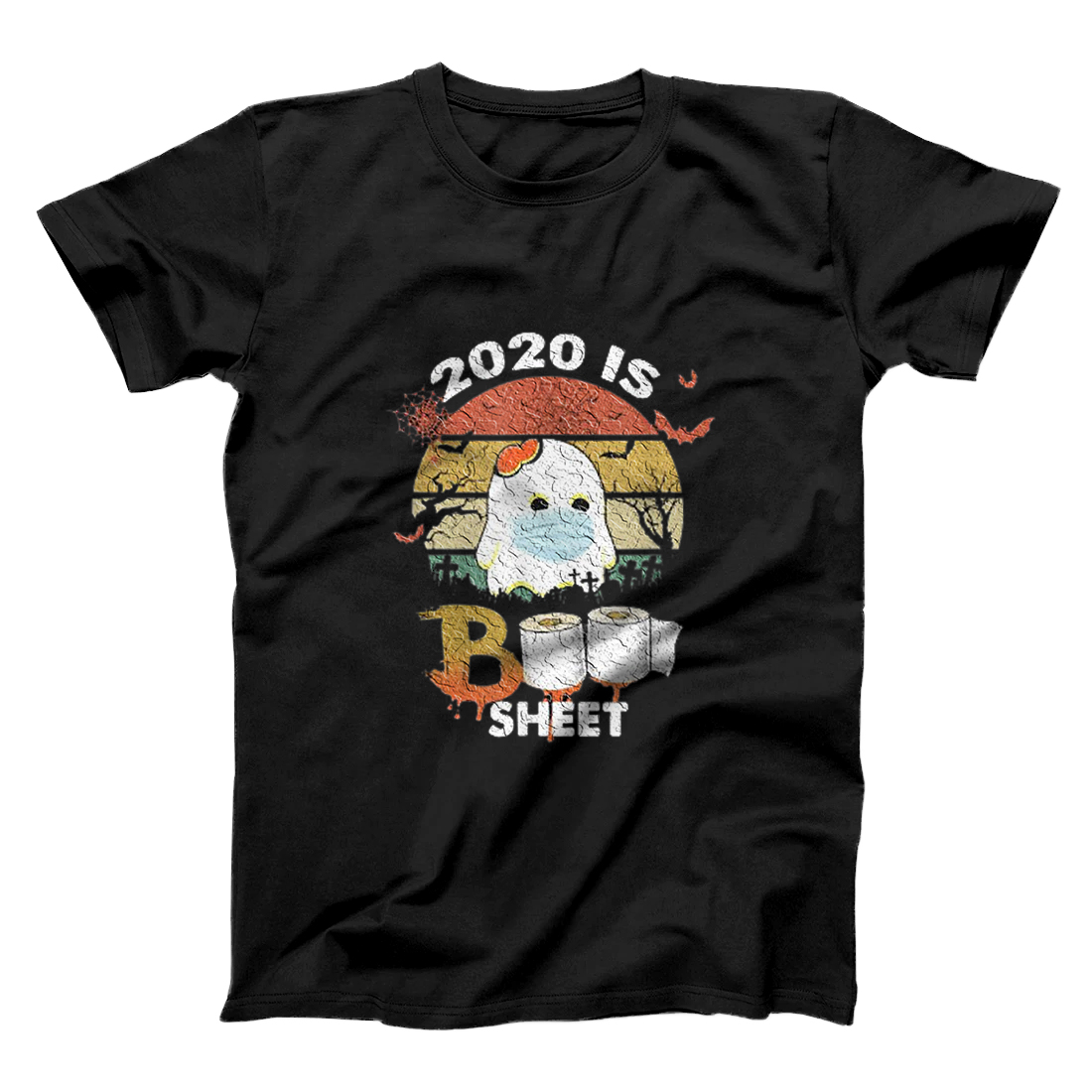 Personalized 2020 is boo sheet Halloween vintage T-Shirt