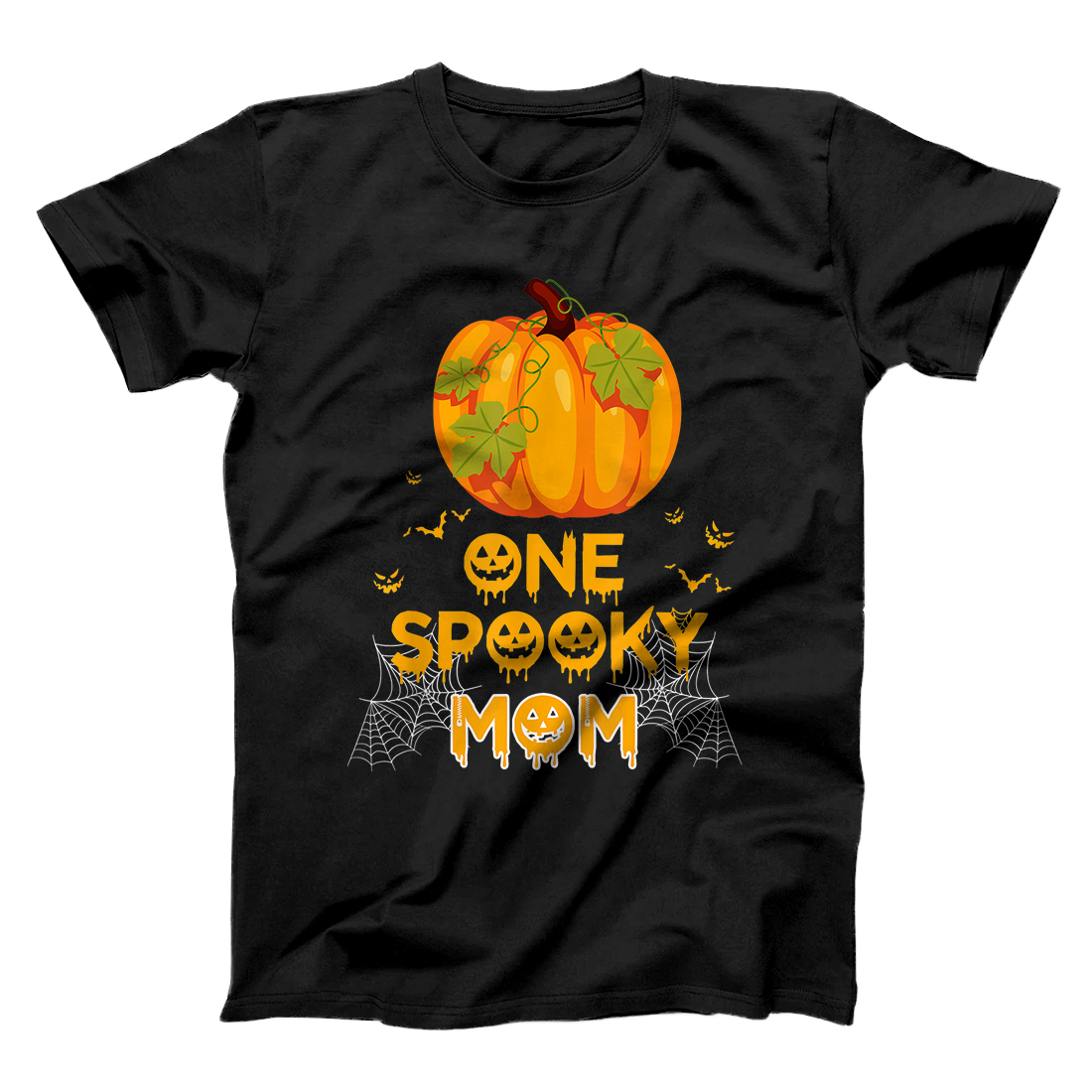 Personalized One Spooky Mom Funny Family Halloween Costume Matching Gifts T-Shirt