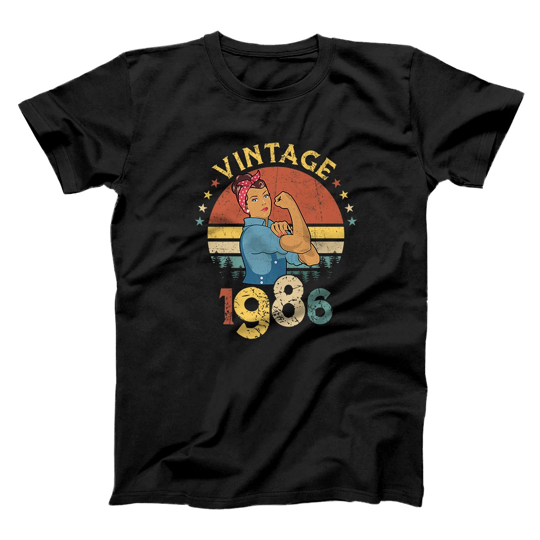 Personalized 1986 Birthday Shirt Classic Retro Style Vintage Shirt Premium T-Shirt