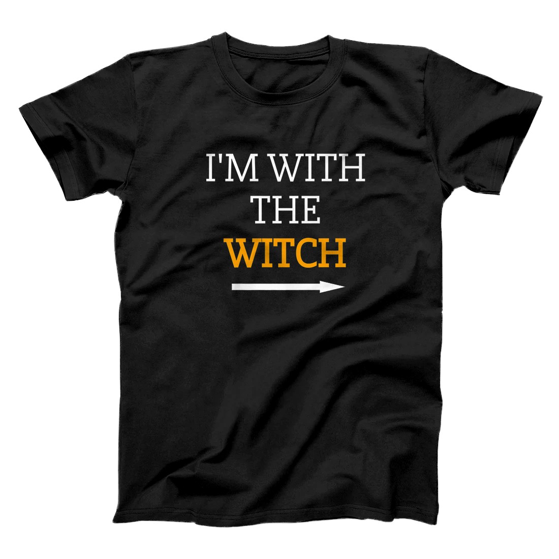 Personalized I'm With The Witch Premium T-Shirt