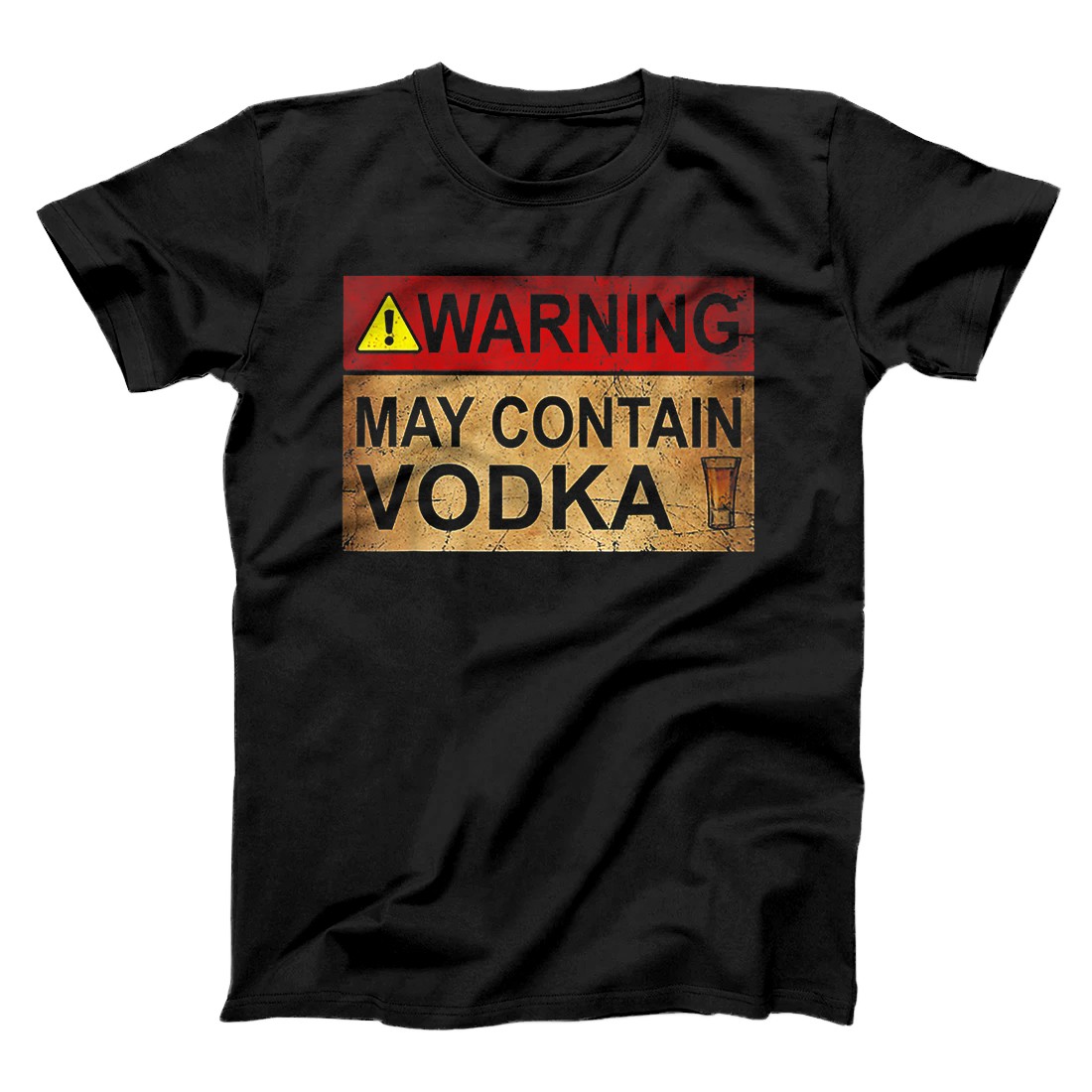 Personalized Warning May Contain Vodka T-Shirt