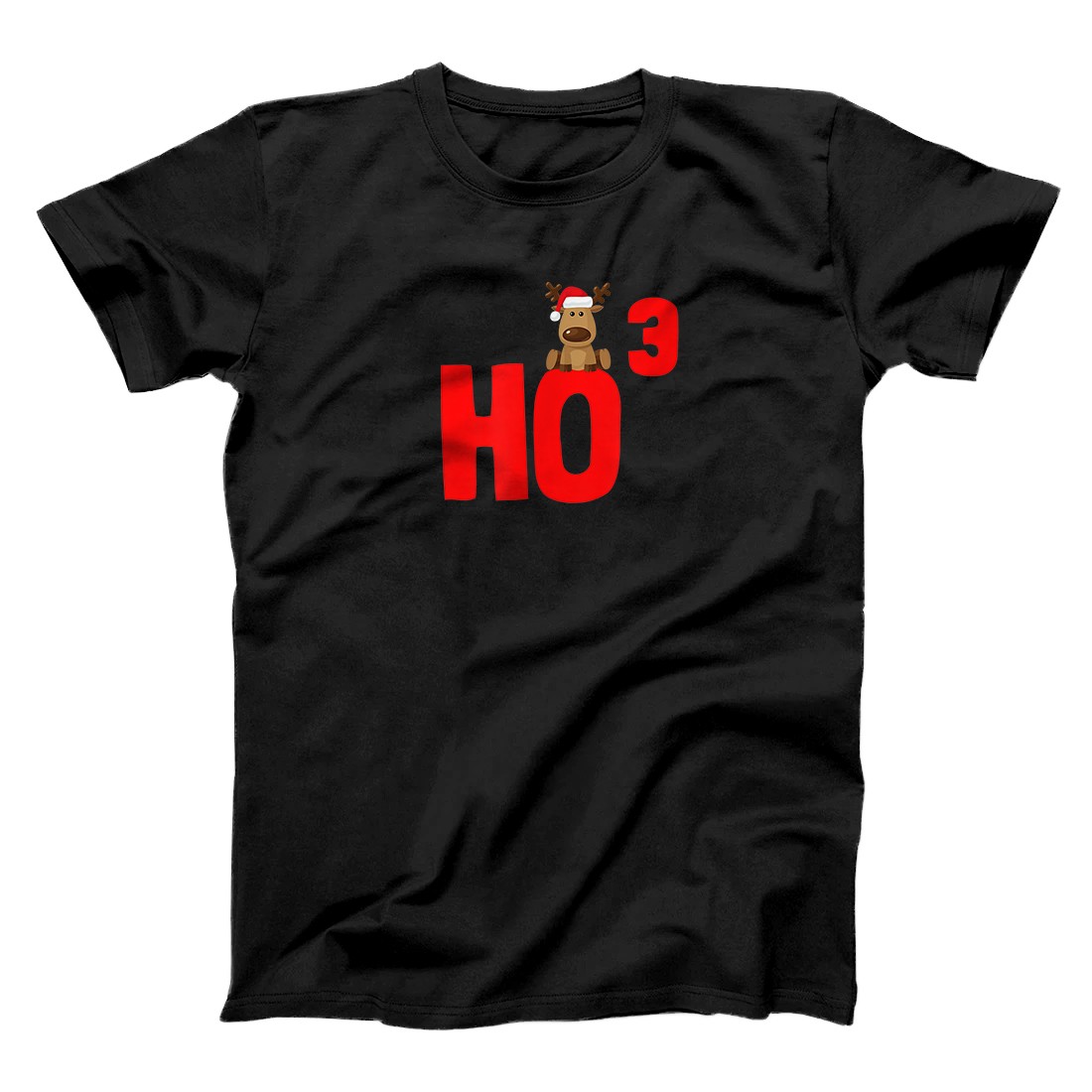 Personalized Ho-3 Cubed Christmas Ho-Ho-Ho Math Teacher Funny Gift Ho3 T- T-Shirt