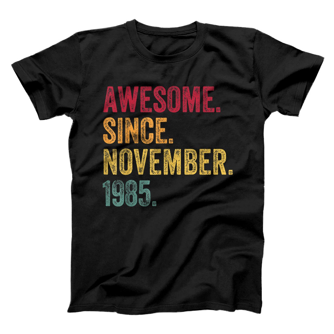 Personalized Awesome Since November 1985 35th Birthday Gift 35 Years Old T-Shirt