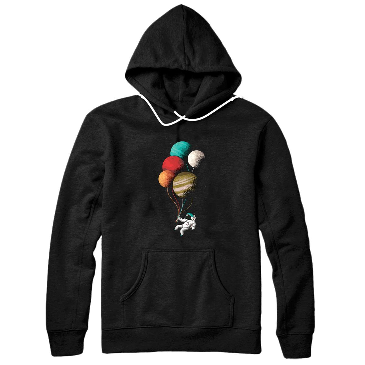 Personalized Astronomer Astronaut Spaceman Balloon Planets Pullover Hoodie