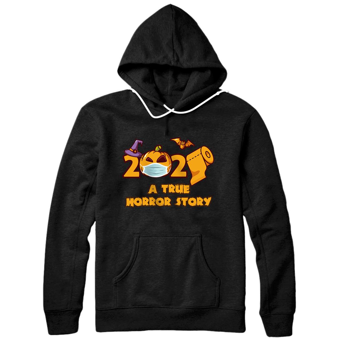 Personalized Halloween 2020 A True Horror Story Funny Quarantine Costume Pullover Hoodie