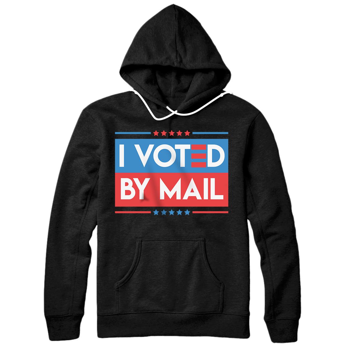 Personalized I Voted Democrat Joe Biden by Mail Pullover Hoodie