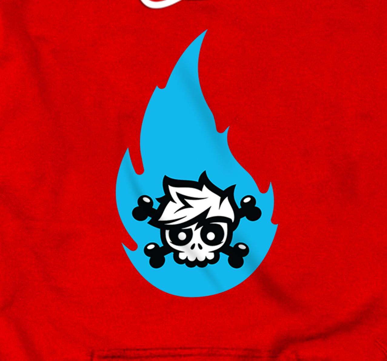 Crainer Store Merchandise Exclusive Logo With Fire Pullover Hoodie