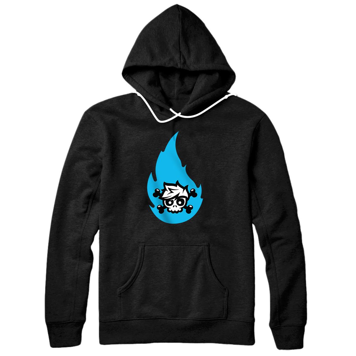 Personalized Crainer Store Merchandise Exclusive Logo With Fire Pullover Hoodie