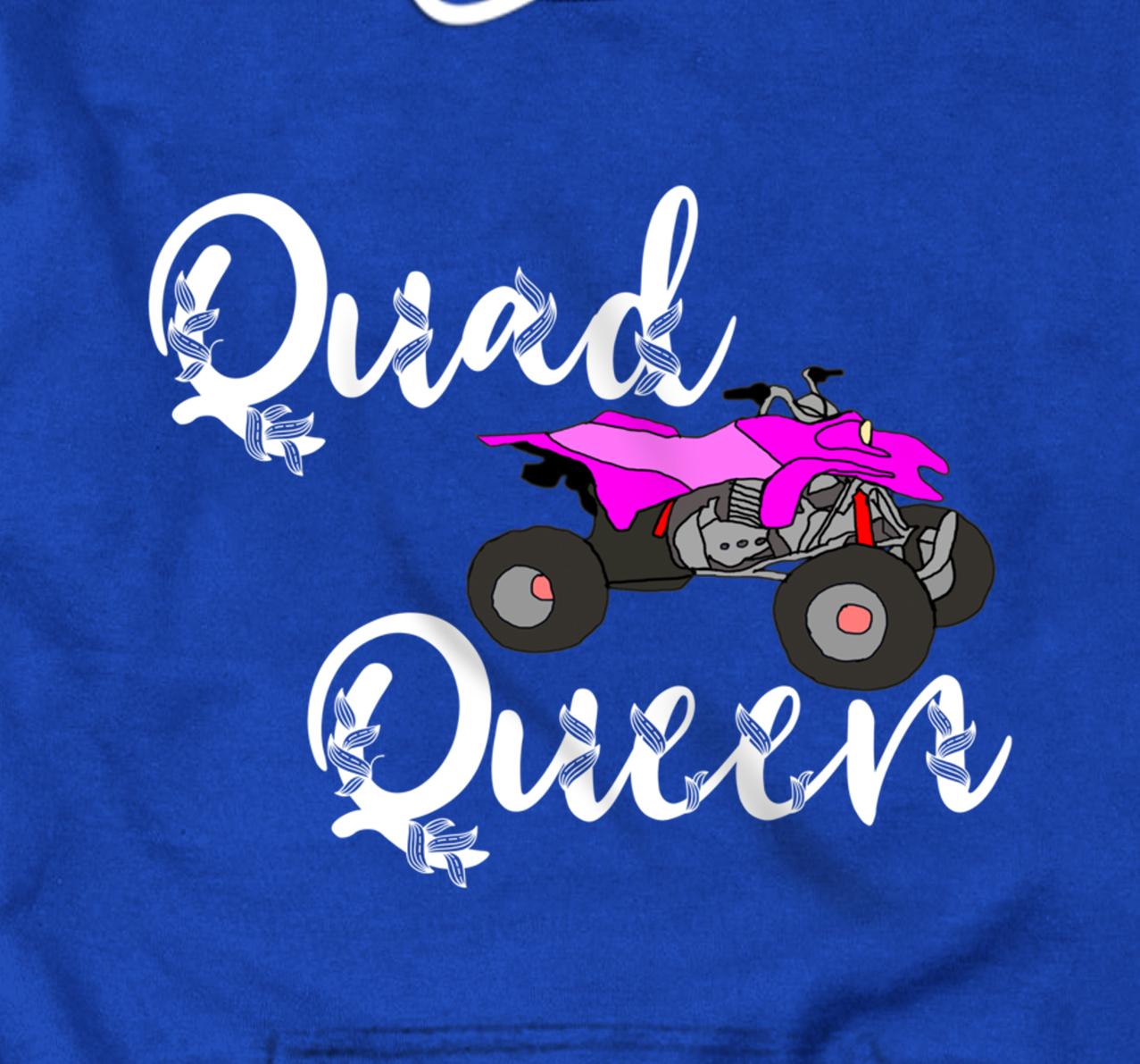 Personalized Quad Queen ATV Quad Biker Girl Driving Four Wheeler Bikes ...