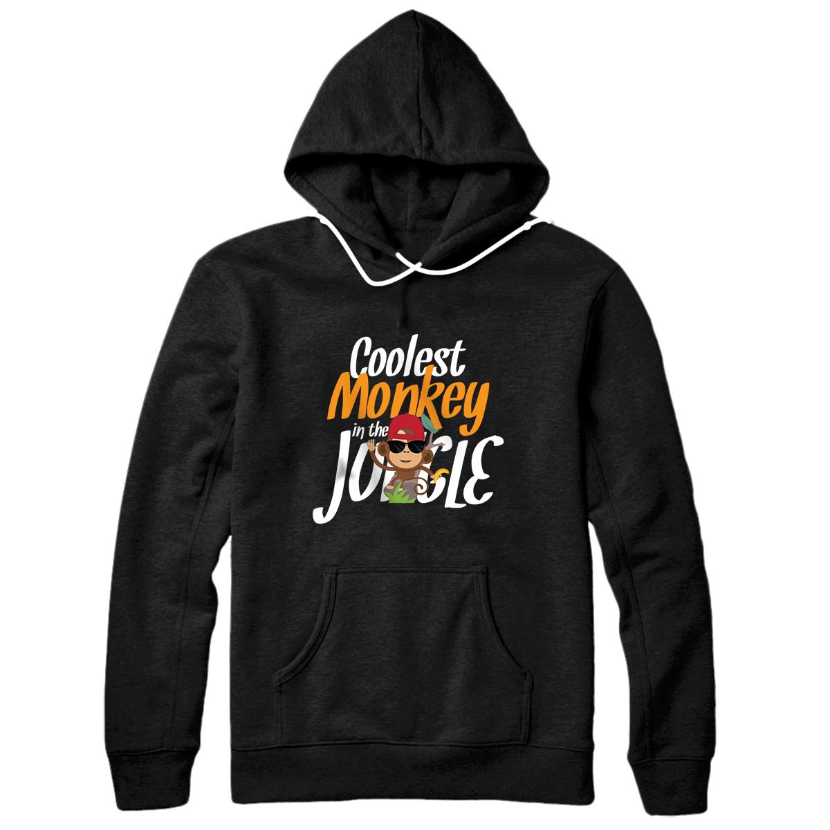 Personalized Coolest Monkey In The Jungle Funny Novelty Gift Pullover Hoodie