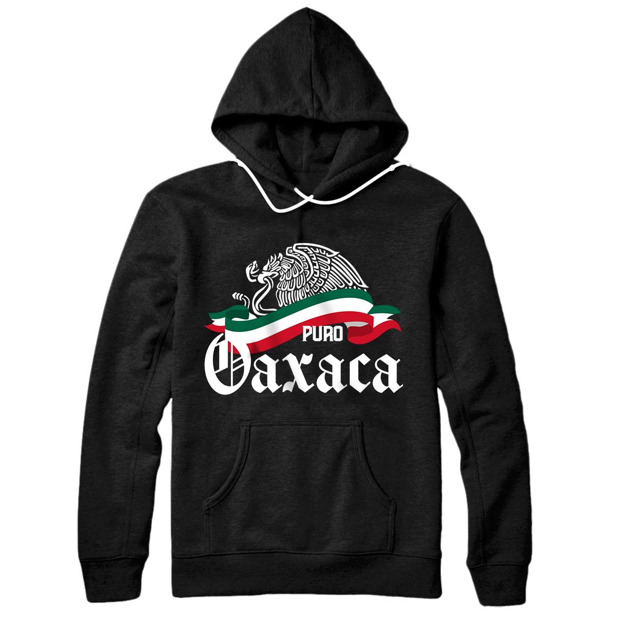 Personalized Oaxaca Mexico - Puro Oaxaca Flag Eagle Pullover Hoodie