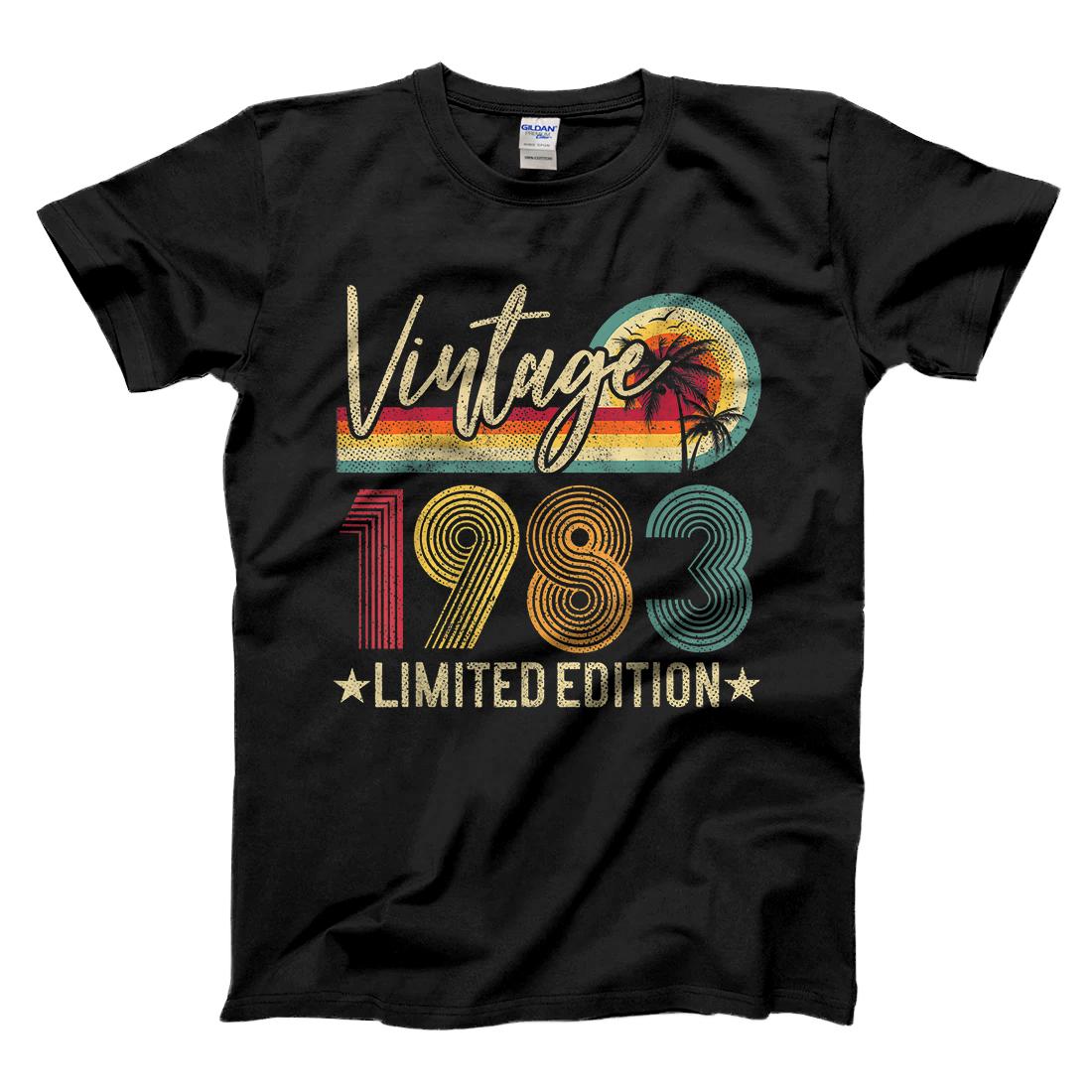 Personalized Vintage 1983 38th Birthday Gift 38 Years Old Limited Edition T-Shirt