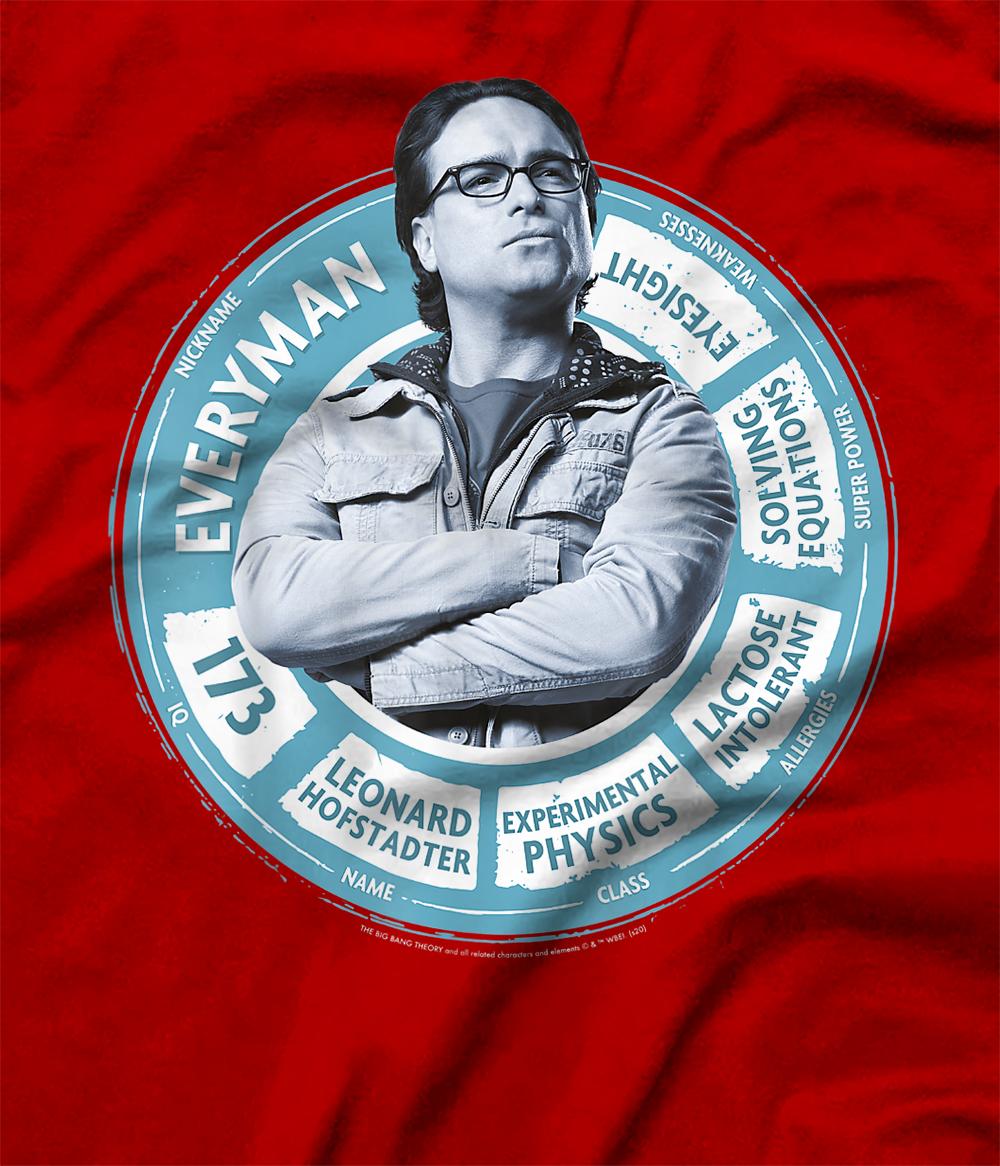 Personalized The Big Bang Theory Leonard Statistics TShirt All Star Shirt