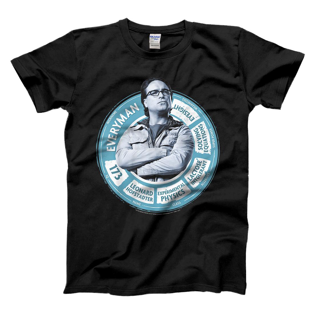 Personalized The Big Bang Theory Leonard Statistics T-Shirt