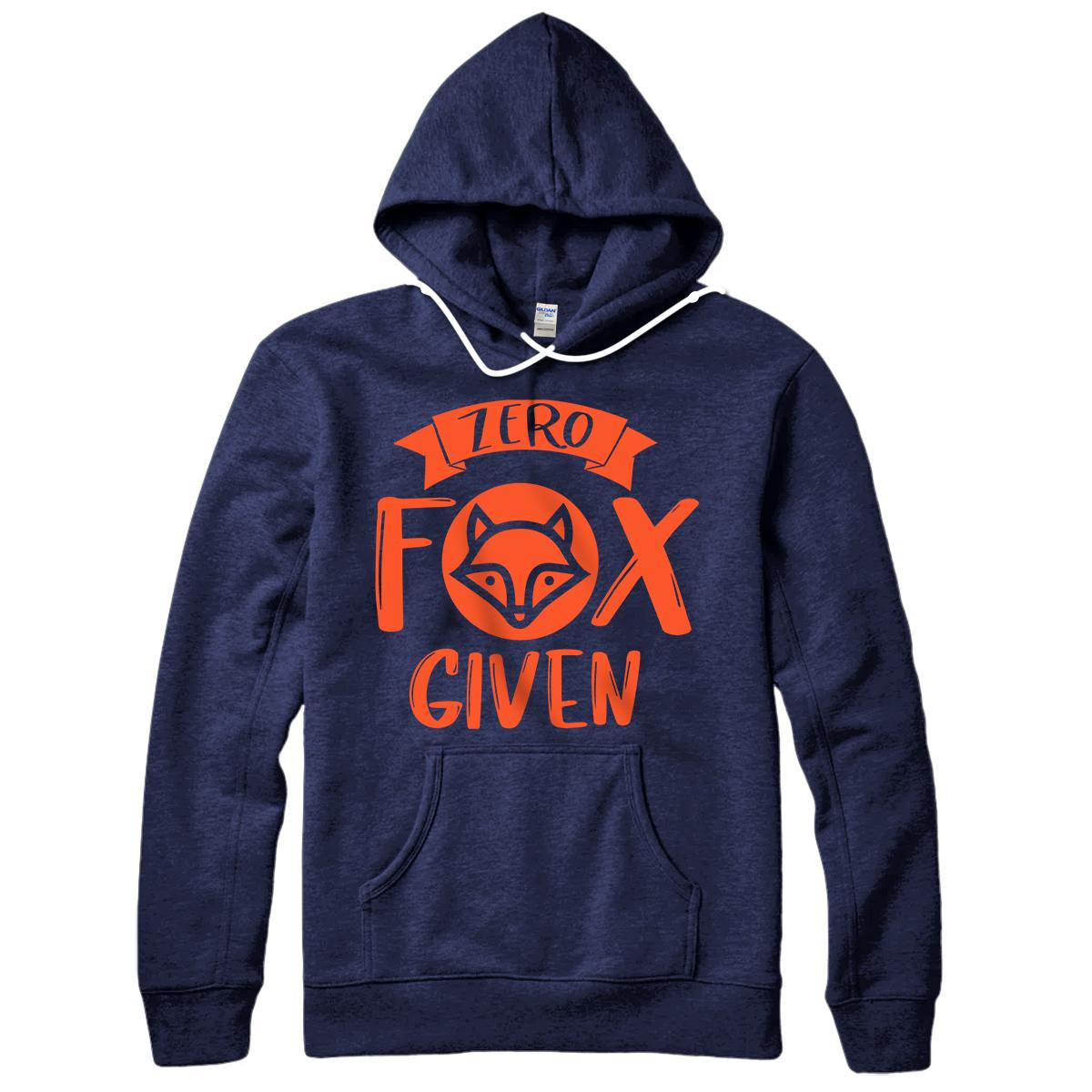 Zero fox clearance given hoodie