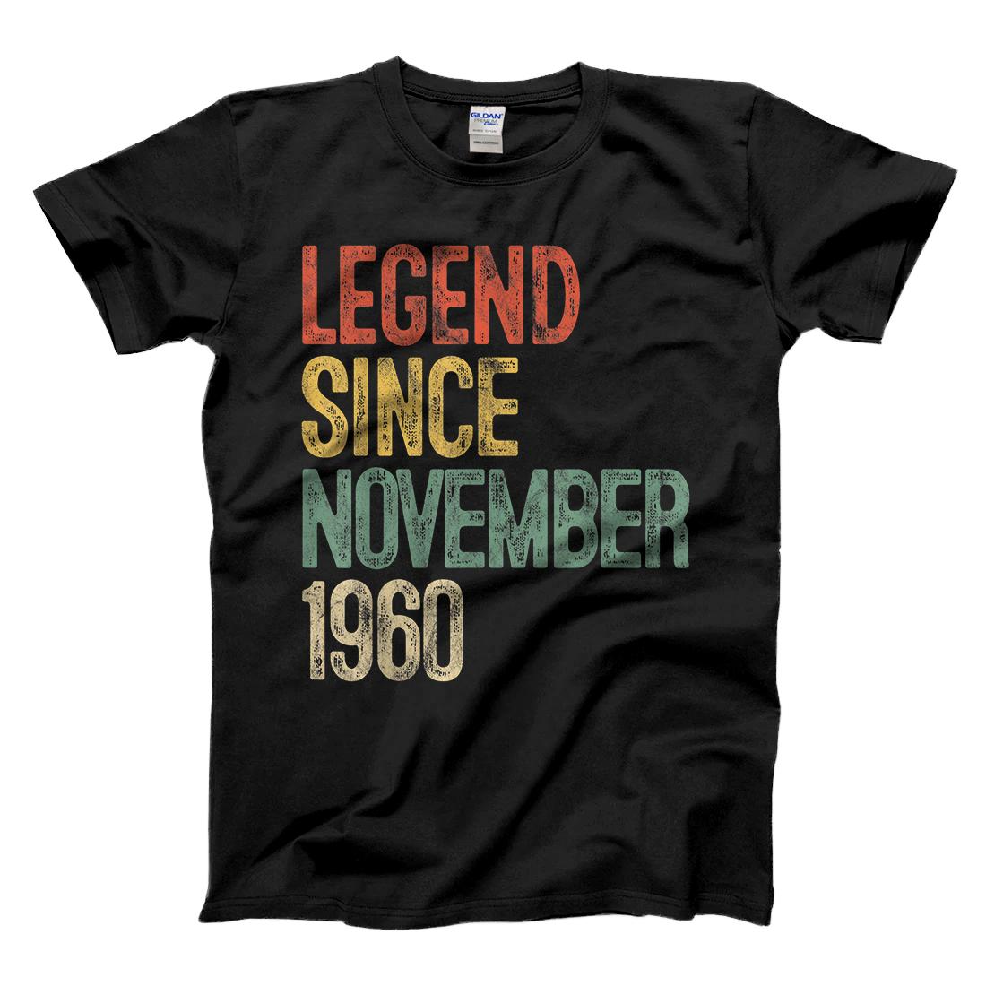 Personalized Legend Since November 1960 60th Birthday Gift 60 Year Old T-Shirt