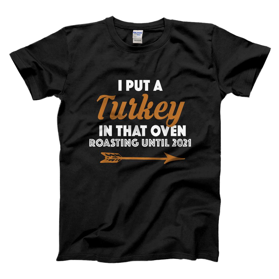 Personalized Funny Mens Thanksgiving Pregnancy Announcement for Dad 2021 T-Shirt