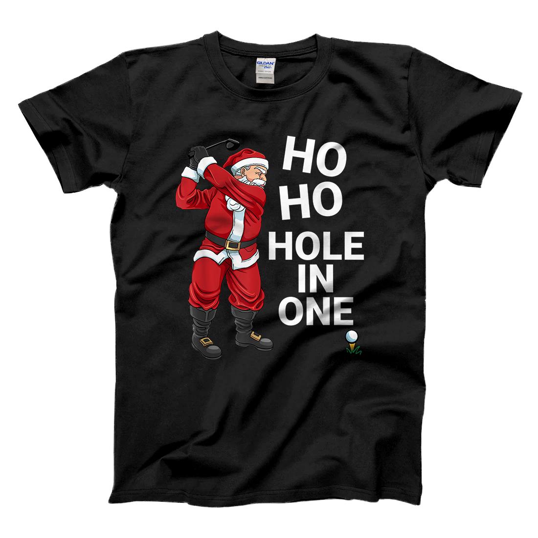 Personalized Funny Ho Ho Hole In One Golf Christmas T-Shirt