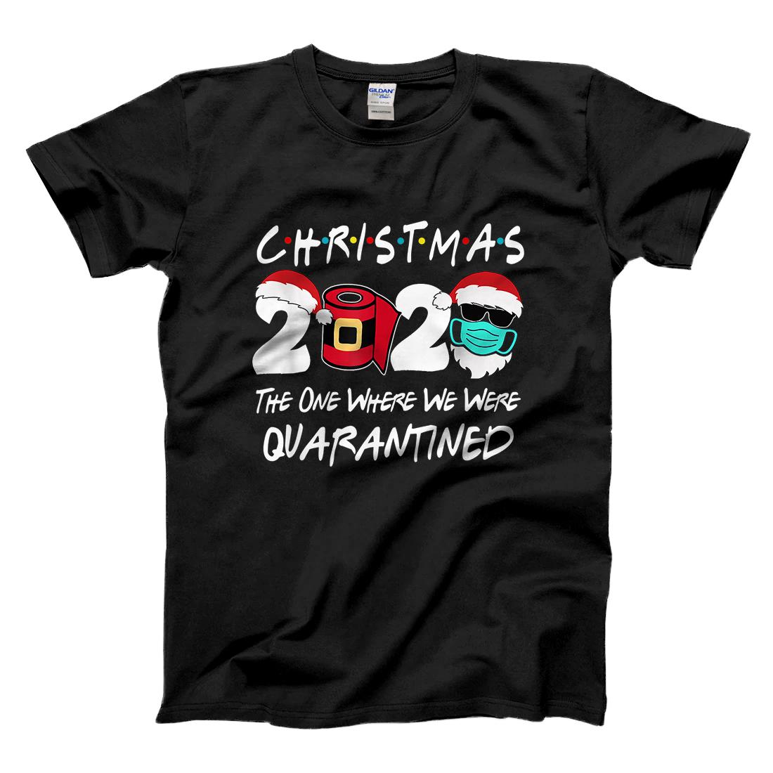Personalized Christmas Face Masks Quarantined Santa Merry Christmas 2020 T-Shirt