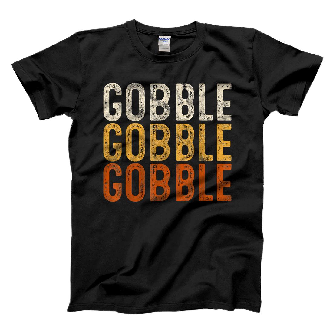 Personalized Gobble Gobble Turkey Thanksgiving Day Gifts Trot Piligrim T-Shirt