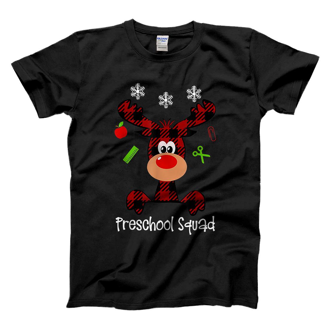 Download Preschool Teacher Cutest Reindeer Squad - Christmas Tree T-Shirt - All Star Shirt