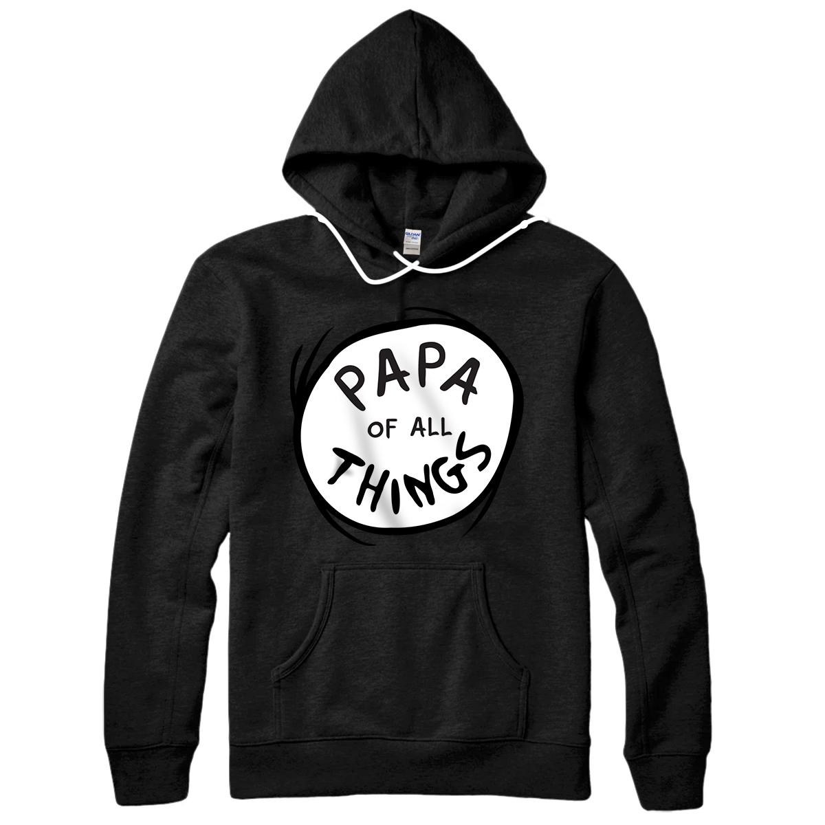 Personalized Dr. Seuss Papa of all Things Emblem Pullover Hoodie